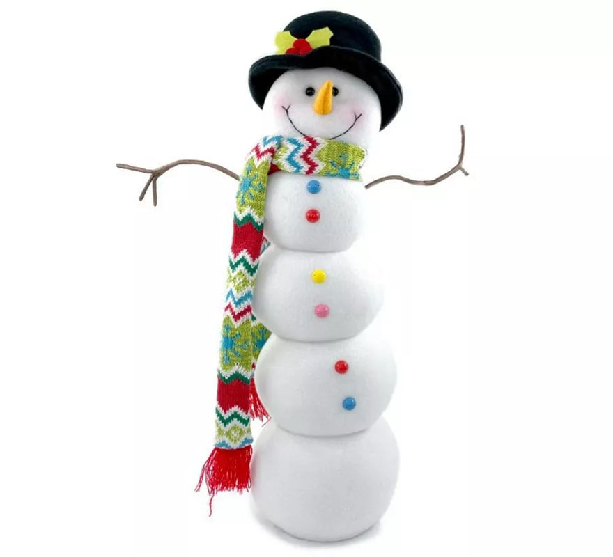 Translation missing: fr.Muñeco de Nieve con Sombrero de 50 cm