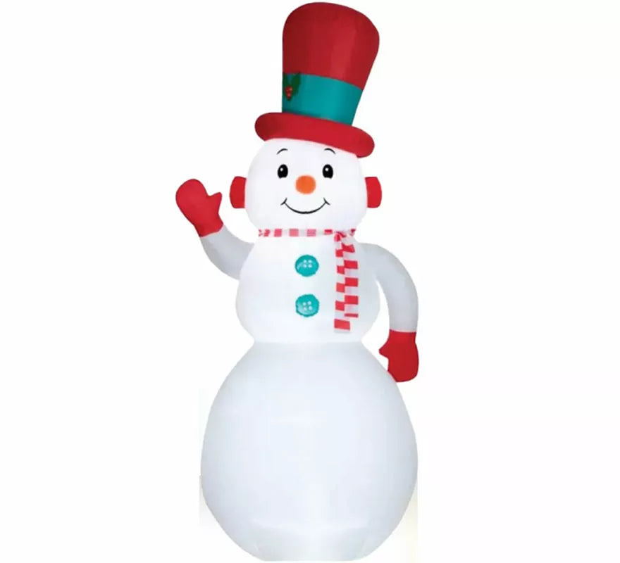 Translation missing: fr.Muñeco de Nieve Sonriente Hinchable con LED de 302 cm