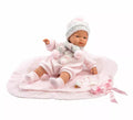 Muñeco Joelle Llorón de 38 cm con Toquilla y Conjunto de Punto
