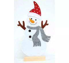 67 cm Bonhomme de neige Tabletop neige Bois