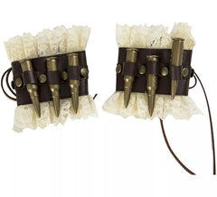 Muñequeras Steampunk con Balas