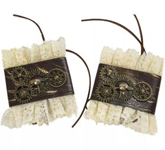 Bracelets Steampunk avec des Roulements