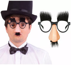 Nez et lunettes grotesques adultes