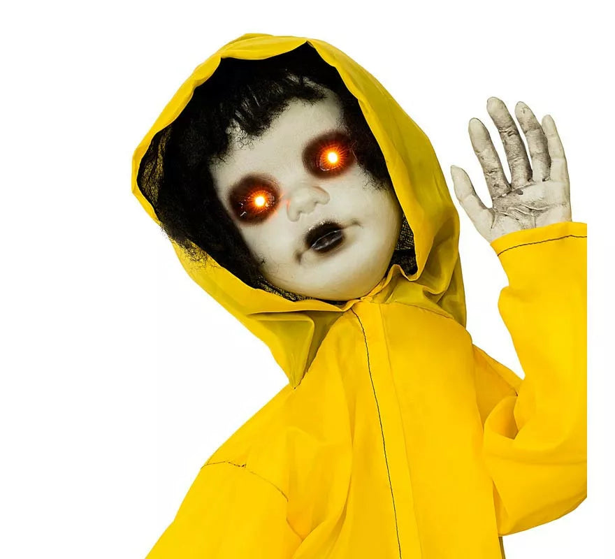 Translation missing: fr.Niño Tenebroso amarillo de 60x20x85 cm