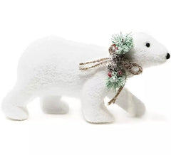 Ours blanc décoratif de 18cm