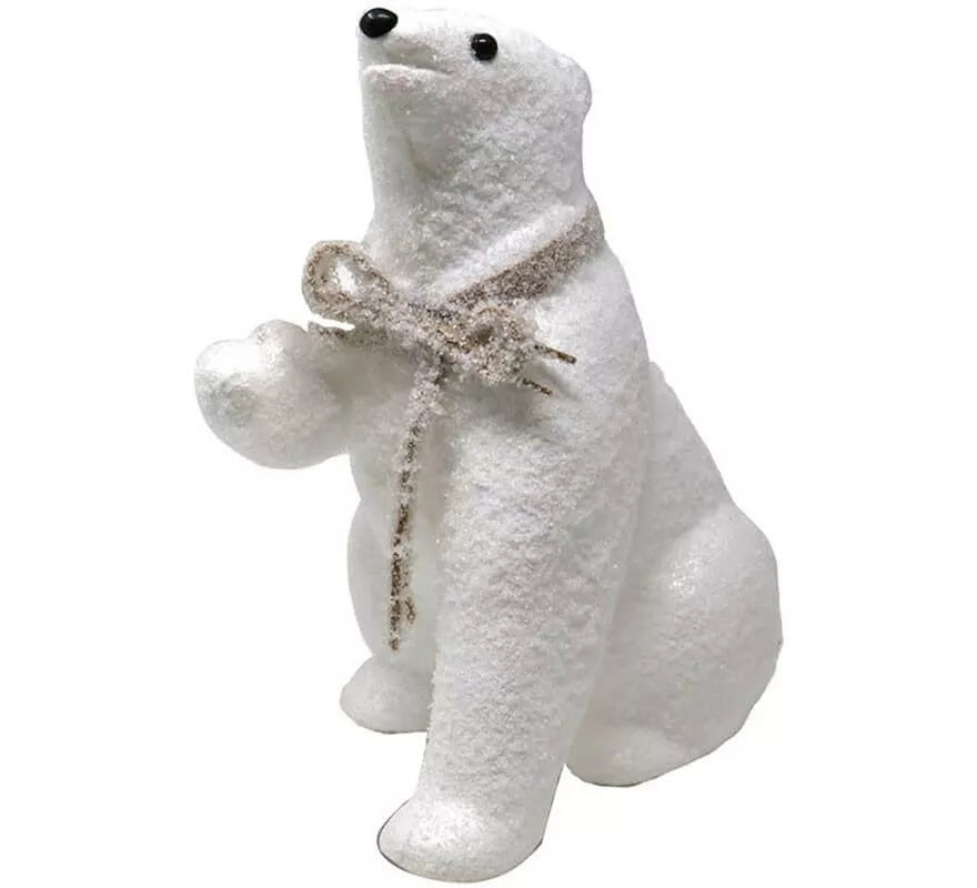 Translation missing: fr.Oso Blanco decorativo de 30 cm