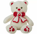 Oso de Peluche con Lazo de Corazón en varios tamaños