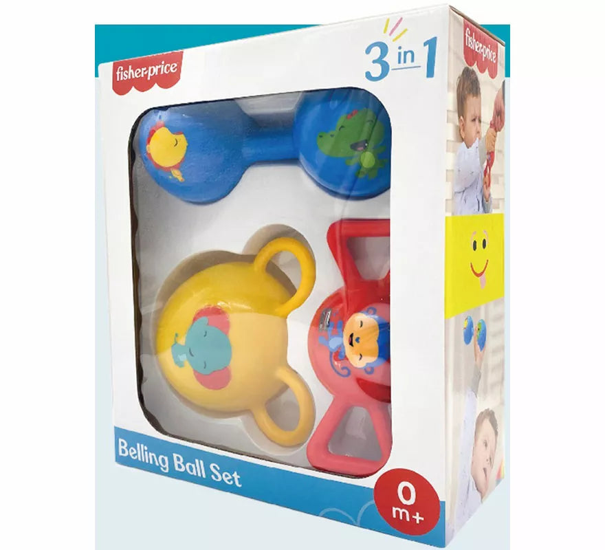 Translation missing: fr.Pack 3 Pelotas Sonajeros Fisher-Price