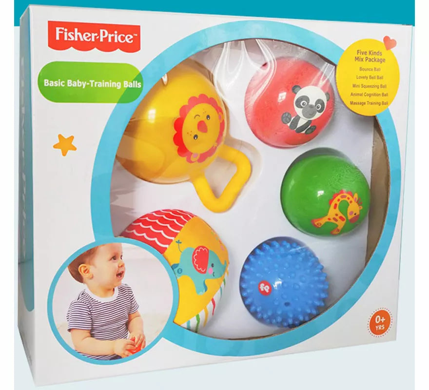 Pack 5 Pelotas Entrenamiento Fisher-Price