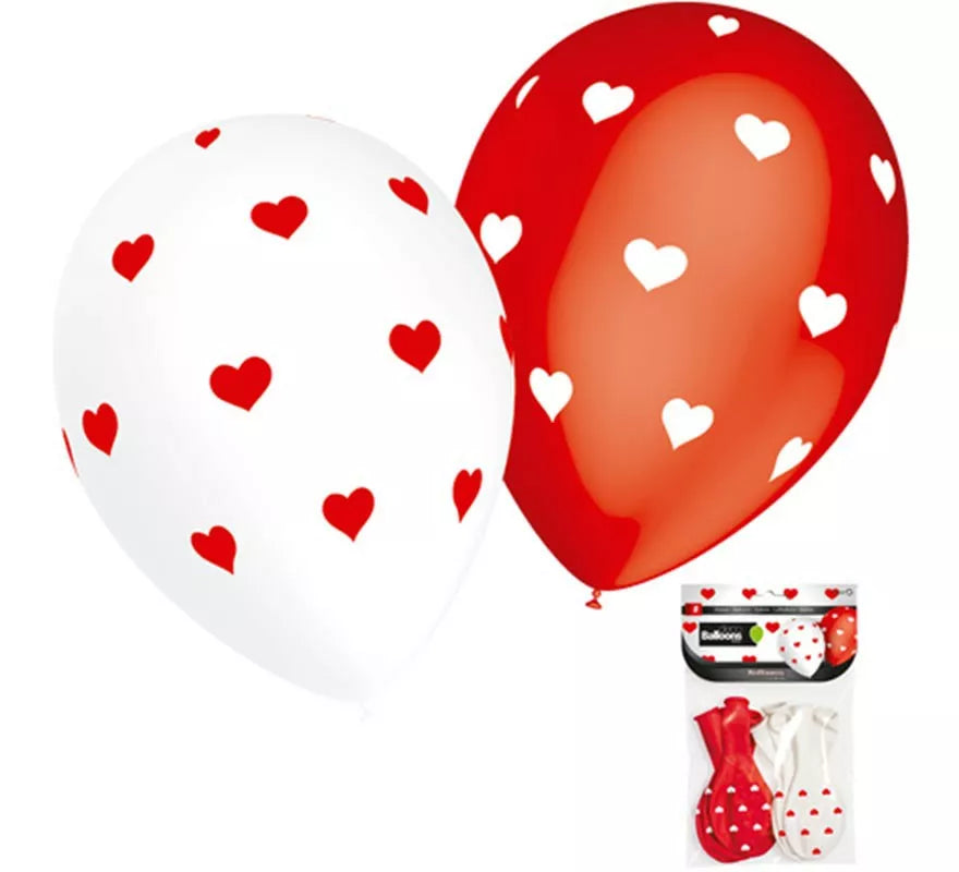 Translation missing: fr.Pack 8 Globos Corazones Pequeños de 90 cm de perímetro