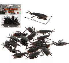 Pack de 10 Cafards Noirs 13 cm