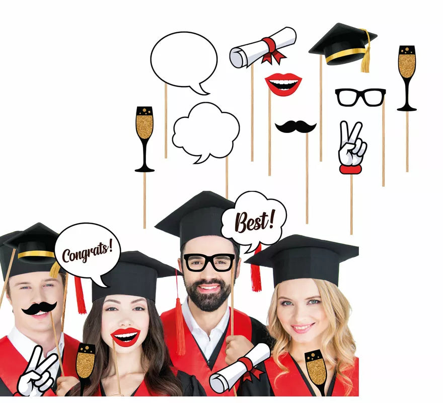 Translation missing: fr.Pack de 10 Figuras para Photocall de Graduados