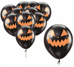 Pack de 10 Ballons Citrouille de 30 cm