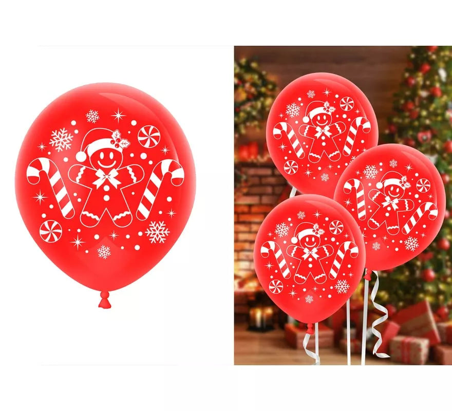 Translation missing: fr.Pack de 10 Globos de Muñeco de Jengibre de Látex