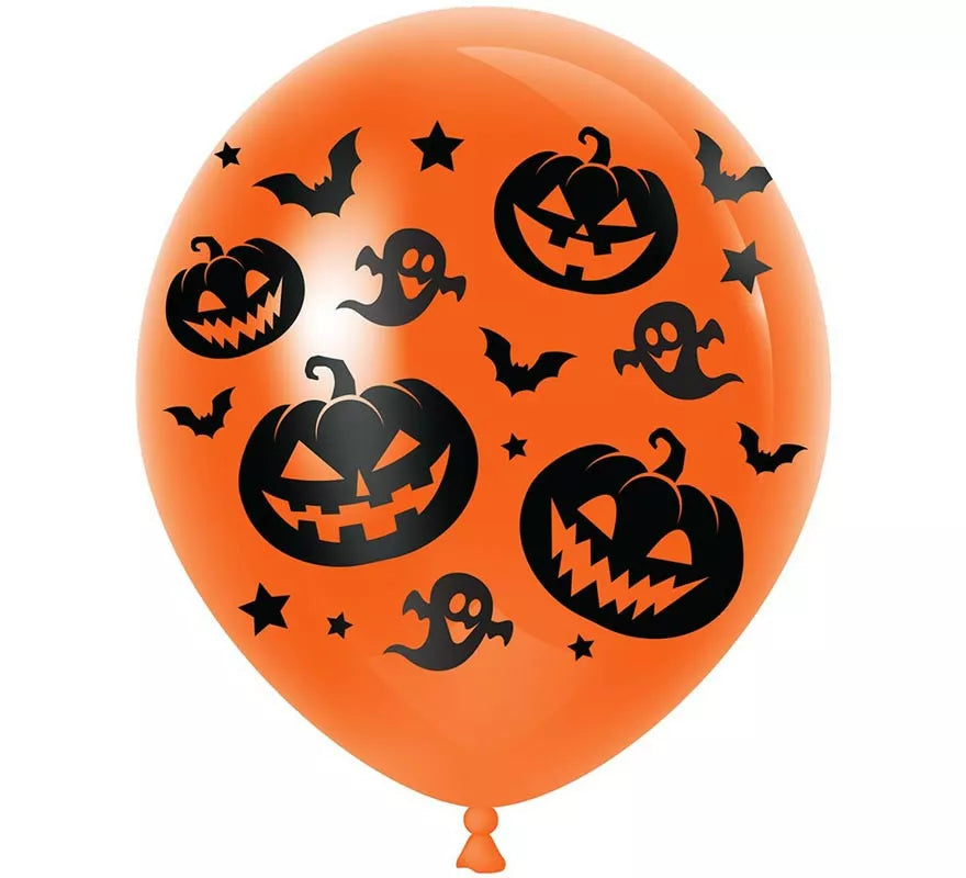 Translation missing: fr.Pack de 10 Globos Gato y Calabaza de 30 cm