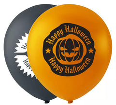 Lot de 10 ballons Happy Halloween assortis de 25 cm