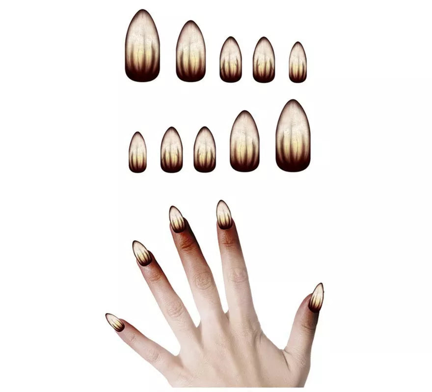 Translation missing: fr.Pack de 10 Uñas Hombre Lobo con pegamento