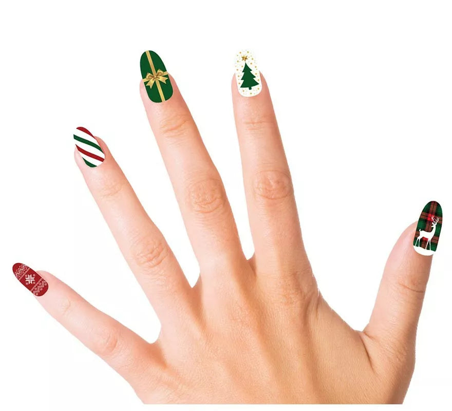 Translation missing: fr.Pack de 10 Uñas Navideñas con adhesivo