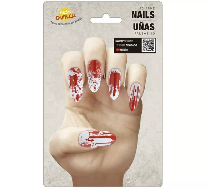 Translation missing: fr.Pack de 10 Uñas Sangrientas con pegamento