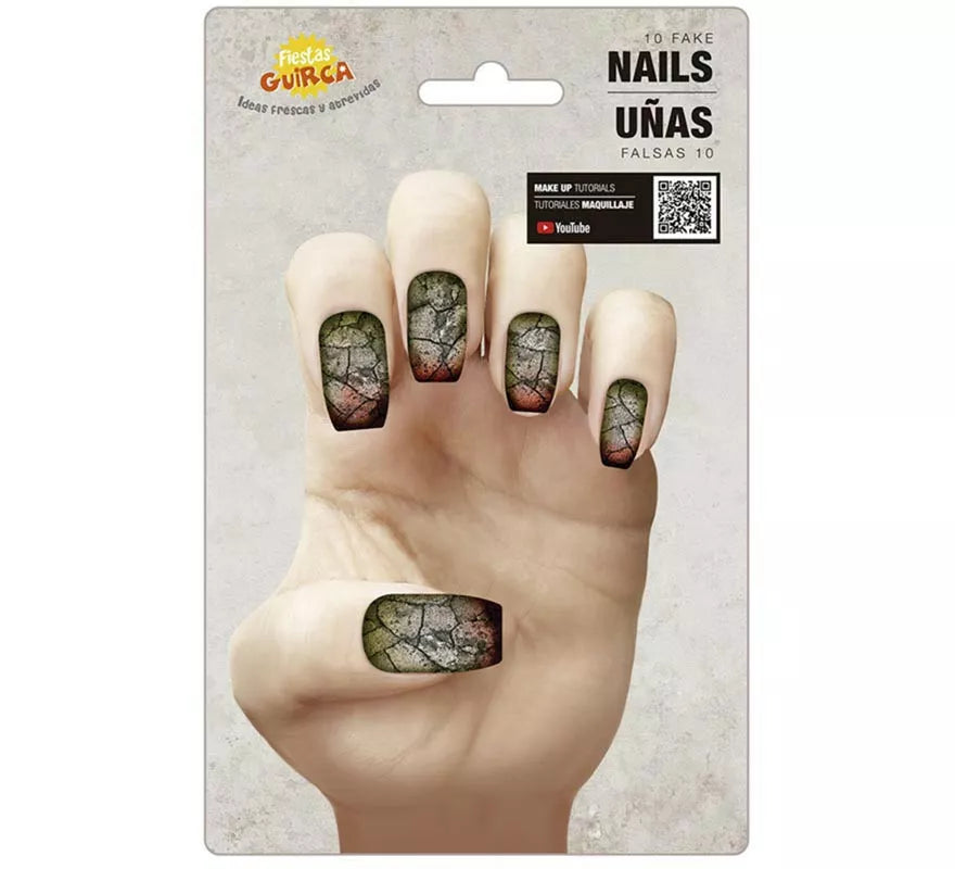 Translation missing: fr.Pack de 10 Uñas Zombie con pegamento