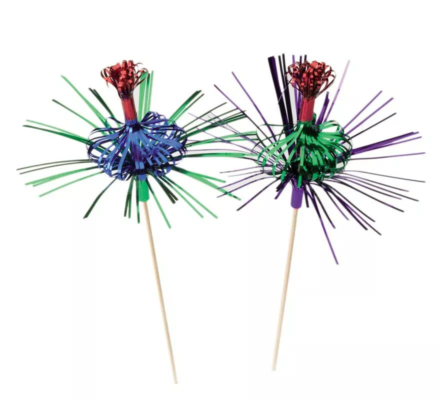 Translation missing: fr.Pack de 100 Palmeras violeta Pick de 18 cm