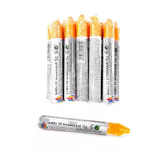Paquet de 12 crayons de couleur orange fluo