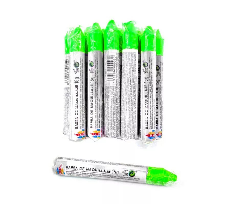 Translation missing: fr.Pack de 12 Ceras verde fluorescente
