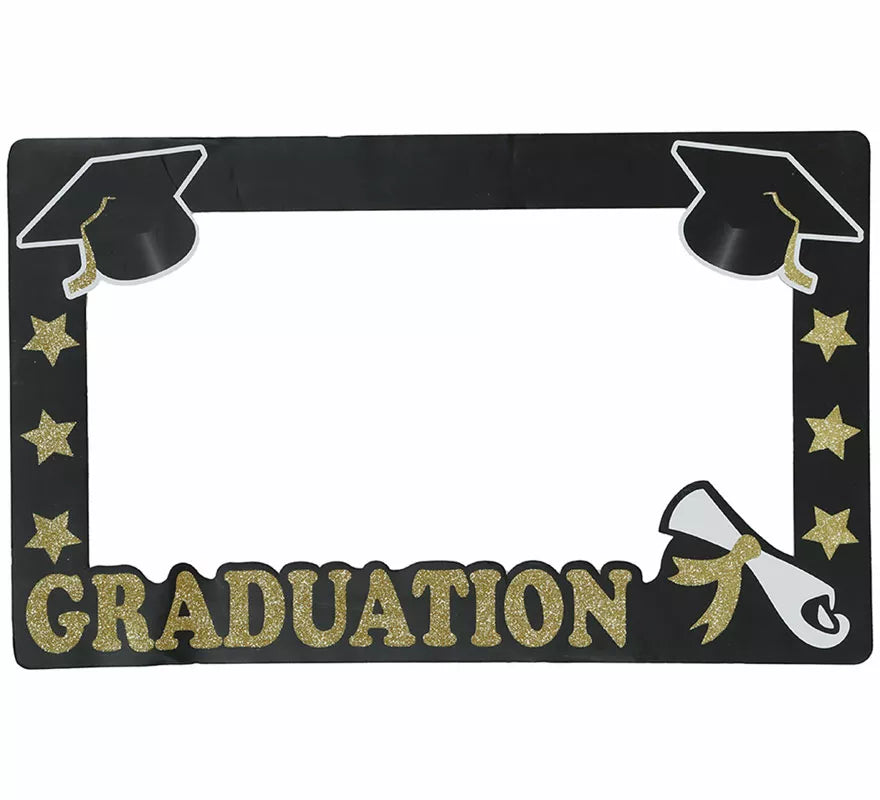 Translation missing: fr.Pack de 12 Marcos Photobooth Graduation de 80x50 cm