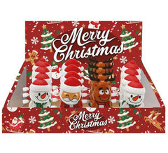 Pack de 12 poupées de Noël ambulantes en modèles assortis de 6,5 cm