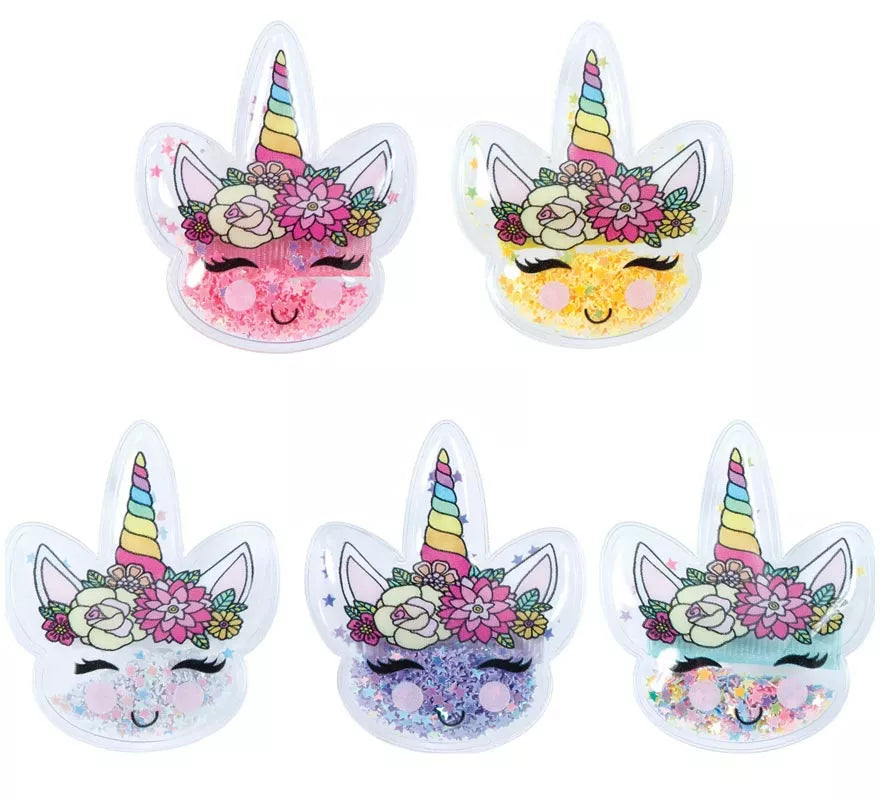 Translation missing: fr.Pack de 12 Pinzas Unicornio de 5 cm en colores surtidos
