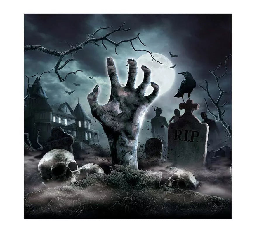 Translation missing: fr.Pack de 12 Servilletas Cementerio de 33X33 cm