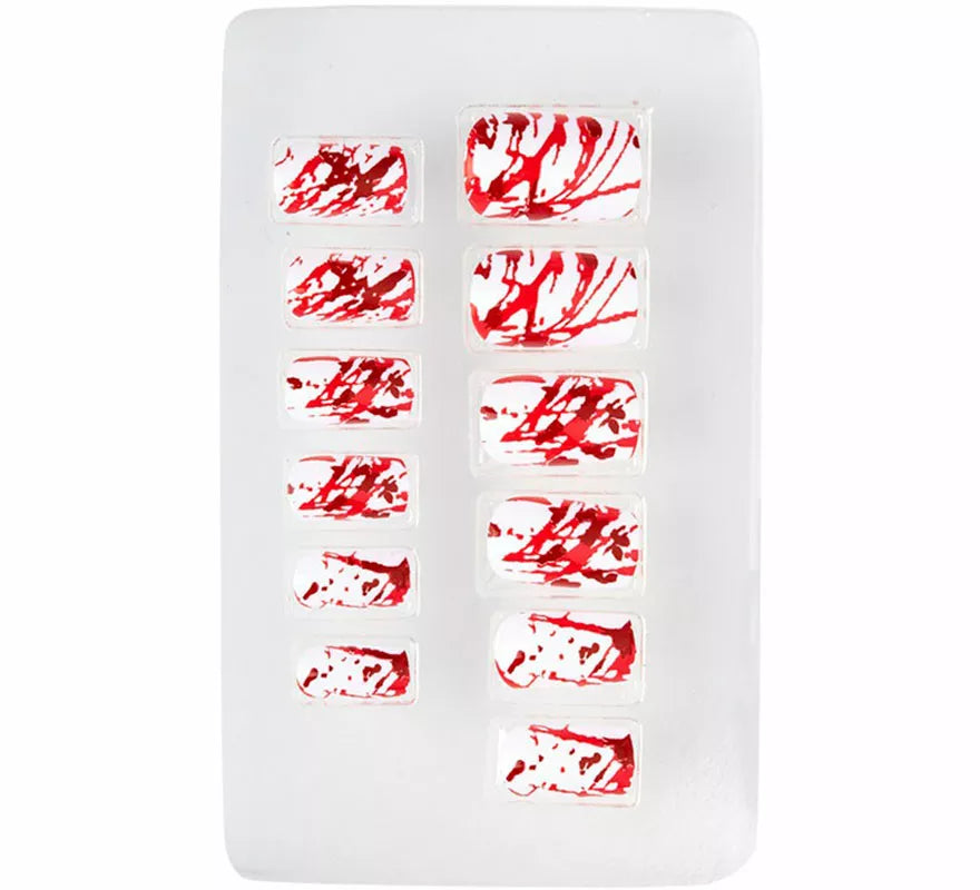 Translation missing: fr.Pack de 12 Uñas Autoadhesivas Ensangrentadas