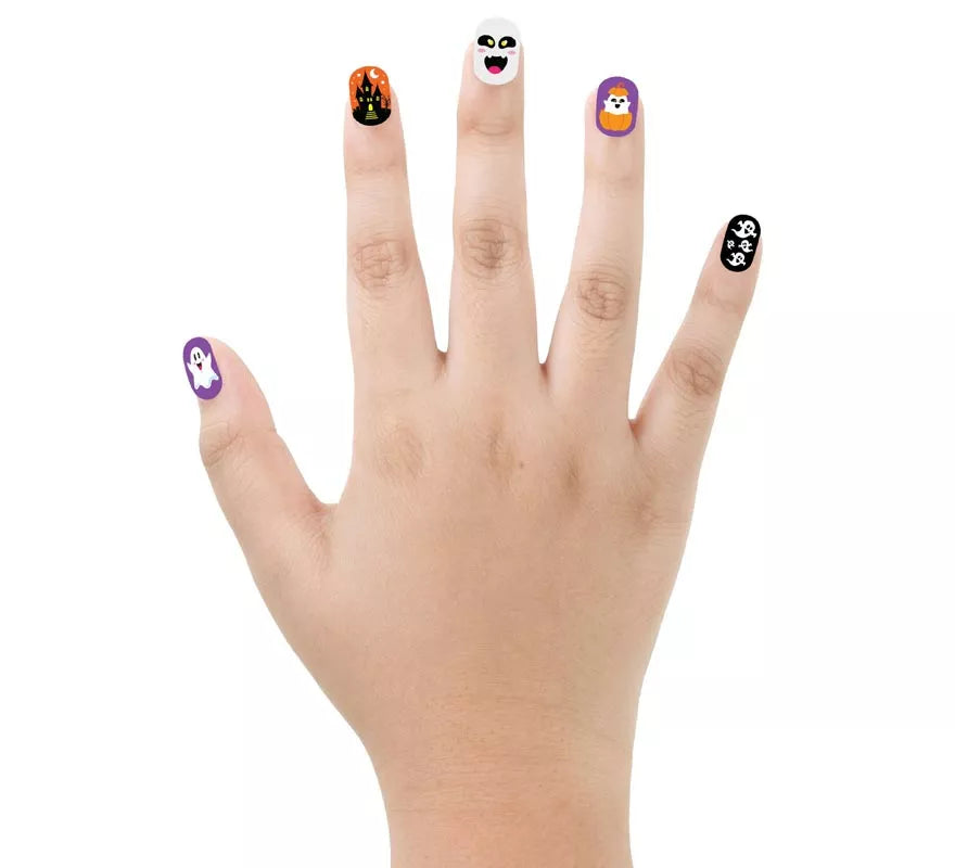 Translation missing: fr.Pack de 12 Uñas Fantasma con Adhesivo Infantil