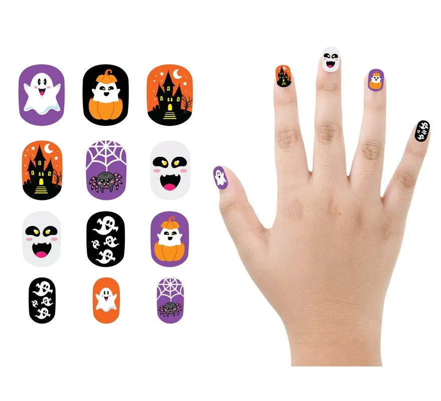 Translation missing: fr.Pack de 12 Uñas Fantasma con Adhesivo Infantil