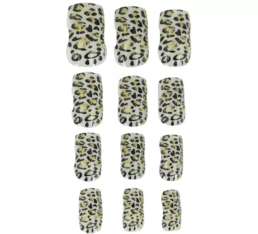 Translation missing: fr.Pack de 12 Uñas Leopardo para mujer