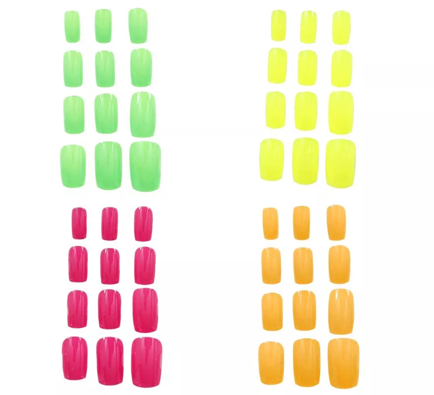 Translation missing: fr.Pack de 12 Uñas Neón para mujer en varios colores