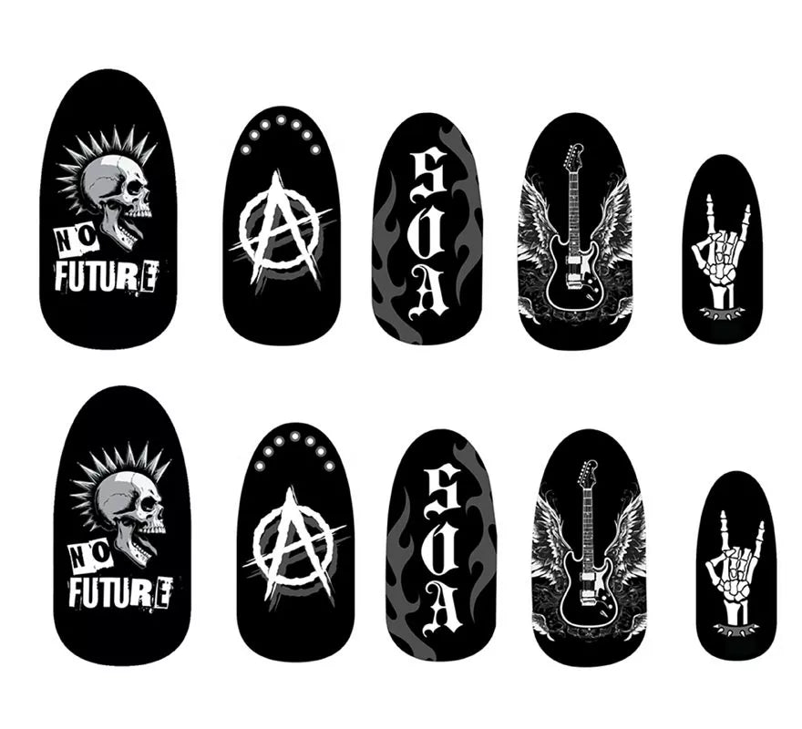 Translation missing: fr.Pack de 12 Uñas Punk con Pegamento