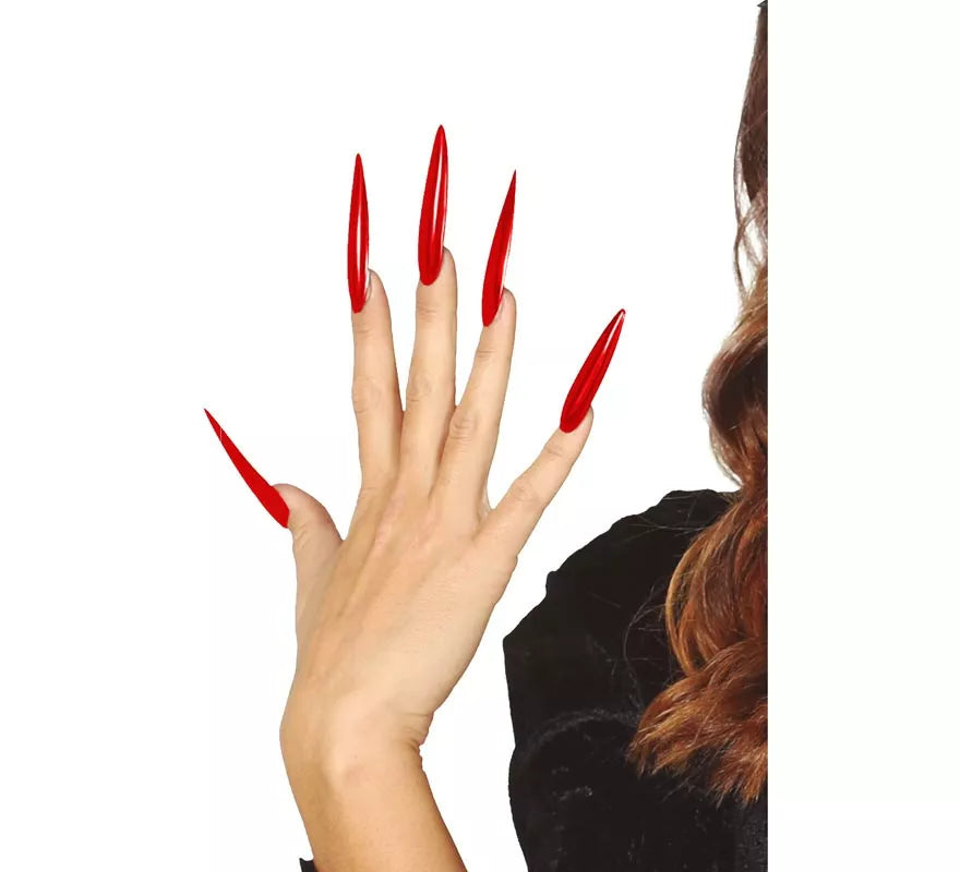 Translation missing: fr.Pack de 12 Uñas rojas con adhesivo