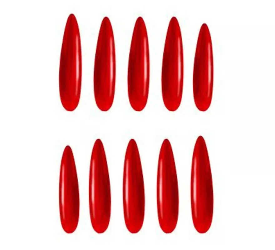 Translation missing: fr.Pack de 12 Uñas rojas con adhesivo
