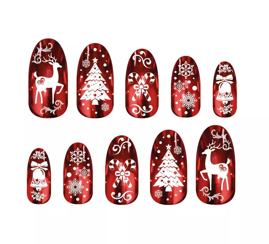 Translation missing: fr.Pack de 12 Uñas rojas con glue