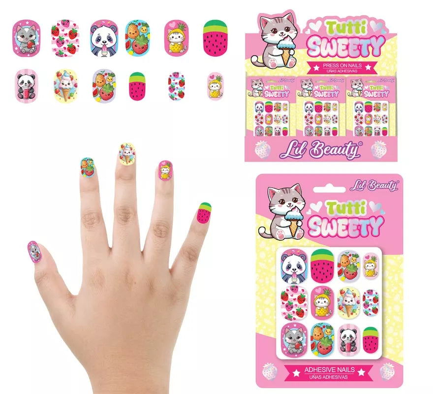 Translation missing: fr.Pack de 12 Uñas Tutti Sweety para niña