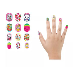 Lot de 12 faux ongles Tutti Chérie pour une fille