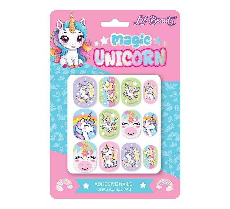 Translation missing: fr.Pack de 12 Uñas Unicornios para niña