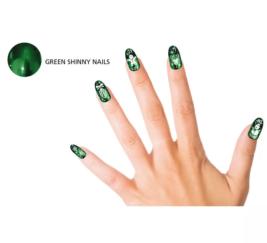 Translation missing: fr.Pack de 12 Uñas verdes con glue