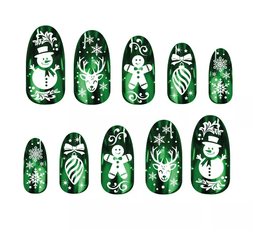 Translation missing: fr.Pack de 12 Uñas verdes con glue