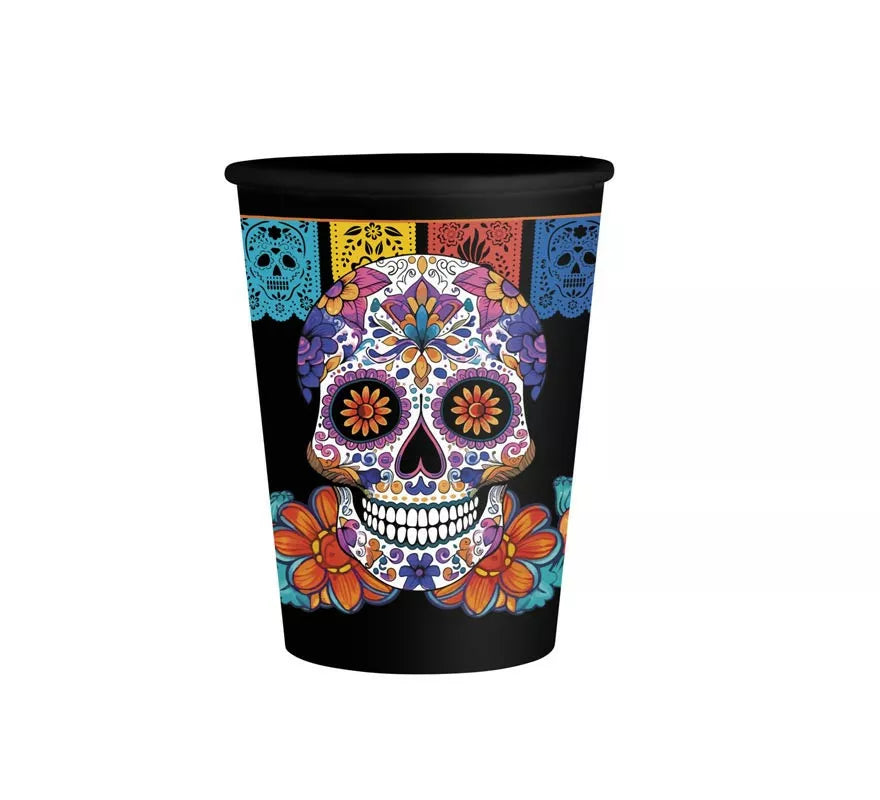 Translation missing: fr.Pack de 12 Vasos Día de los Muertos de 9Oz/250 ml