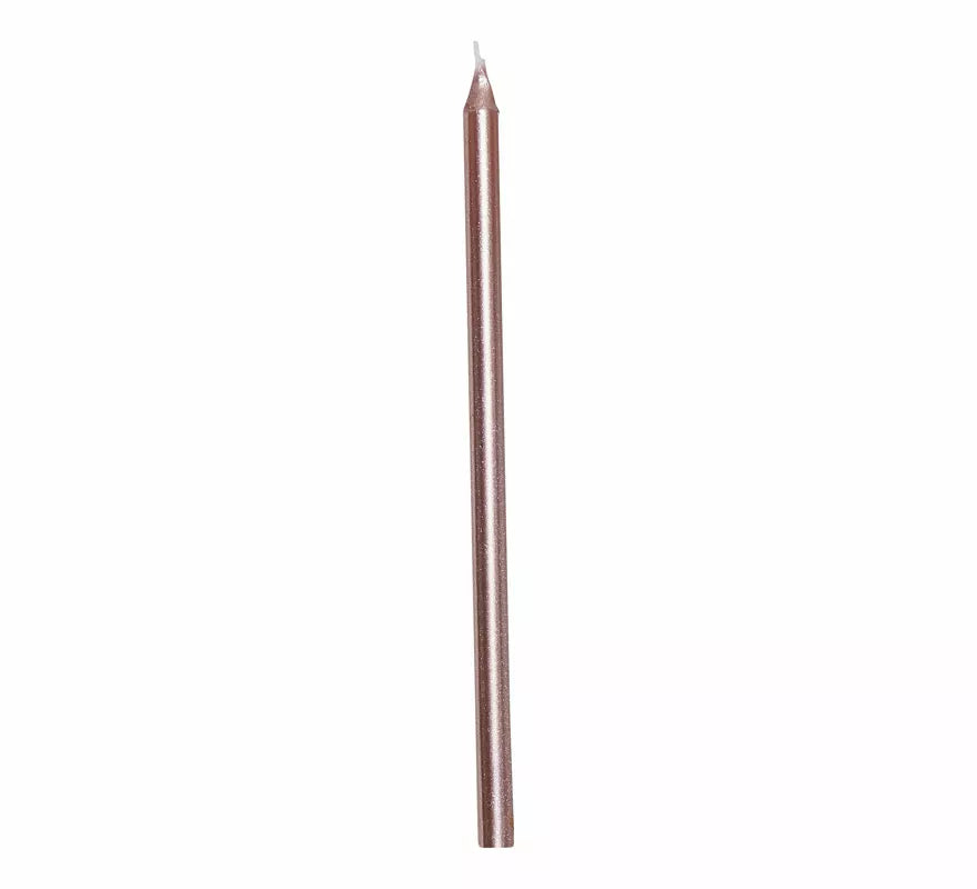Translation missing: fr.Pack de 12 Velas Oro y Rosa de 13 cm