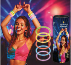 Lot de 15 bracelets lumineux néon