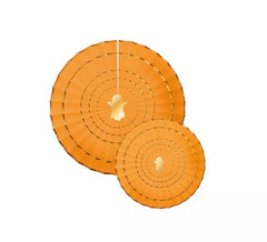 Pack de 2 Éventails en Papier Halloween Orange de 20 et 30 cm