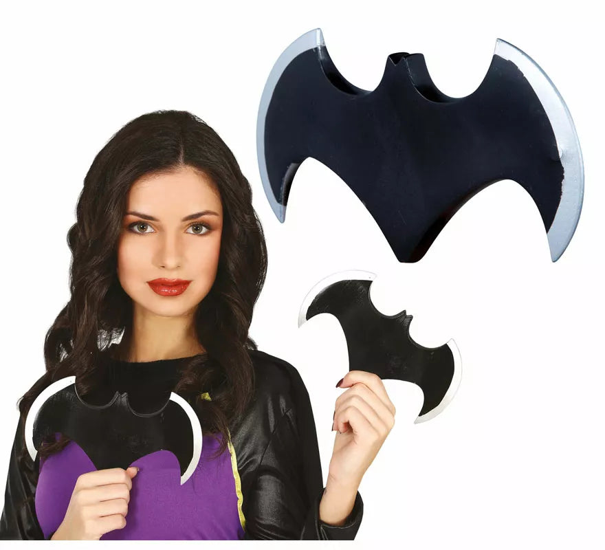 Translation missing: fr.Pack de 2 Batarangs Negras de 20 cm